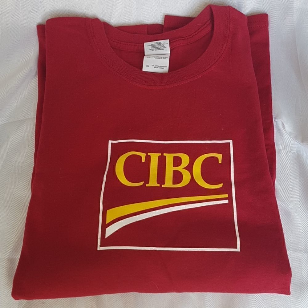 3/$20 CIBC classic tee top shirt men sz XL